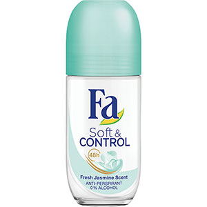 Fa roll-on Soft & Control Fresh Jasmine 50ml