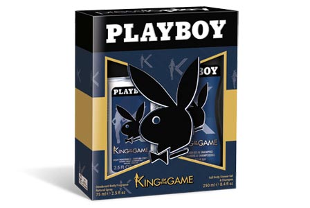 Playboy zestaw King of the Game żel pod prysznic 250ml + DNS 75ml