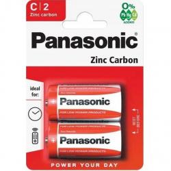Panasonic baterie cynkowo-węglowe Zinc Carbon R14 2szt.