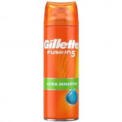 Gillette Fusion 5 Ultra Sensitive żel do golenia 200ml chłodzący