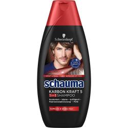 Schauma szampon 400ml MEN Karbon Kraft