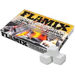 Flamix kostki do rozpalania 48szt. białe