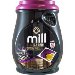 Mill Professional kapsułki do prania 50 sztuk Black & Dark