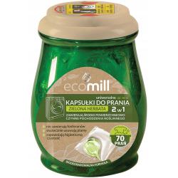 Ecomill kapsułki do prania 2w1 uniwersalne 70szt. Zielona Herbata