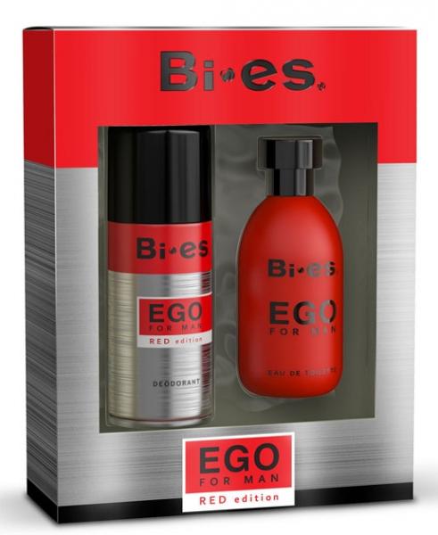 Bi-es zestaw kosmetyków EGO Red (woda toaletowa+deo)
