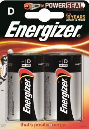 Energizer baterie alkaliczne D LR20 2 sztuki