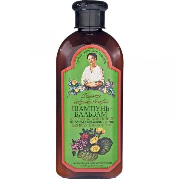 Receptury Babuszki Agafii szampon i balsam regenerujący 350ml
