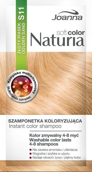 Joanna Naturia Soft Color S11 złoty piasek szamponetka koloryzująca