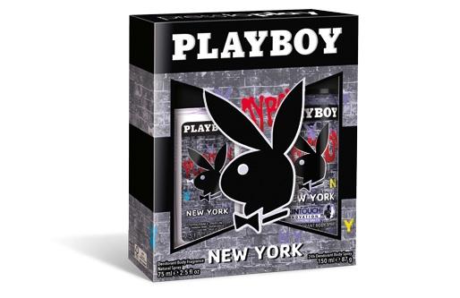 Playboy zestaw New York dezodorant 150ml + DNS 75ml