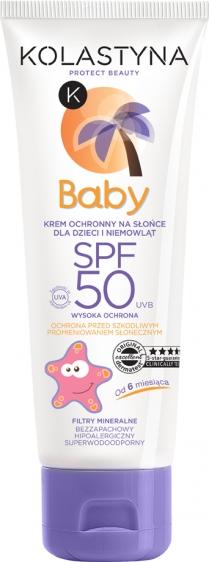 Kolastyna Baby krem ochronny dla dzieci i niemowląt SPF50 75ml