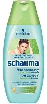 Schauma szampon 250ml MEN cytrynowy przeciwłupieżowy