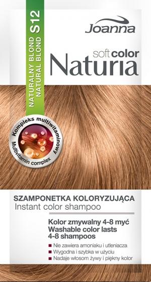 Joanna Naturia Soft Color S12 naturalny blond szamponetka koloryzująca