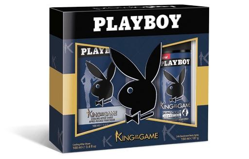Playboy zestaw King of the Game woda po goleniu 100ml + dezodorant 150ml