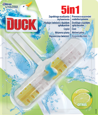 Duck 5w1 Lime kostka do WC