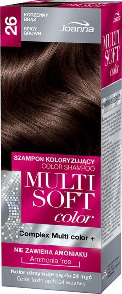 Joanna Multi Soft 26 korzenny brąz szampon