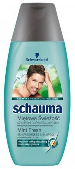 Schauma szampon 400ml MEN miętowy odświeżający