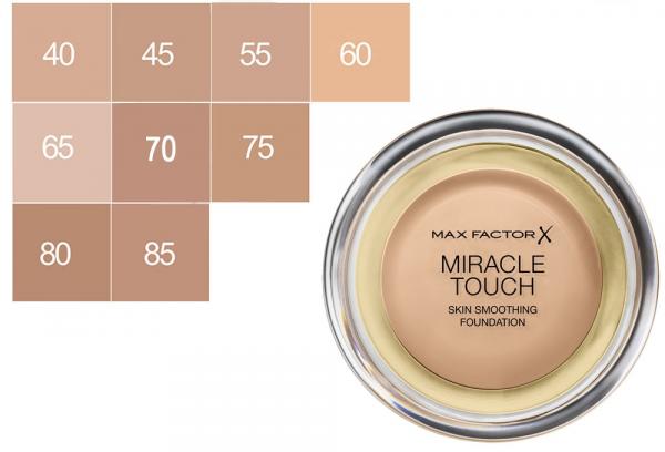 Max Factor Miracle Touch podkład Warm Almond 045