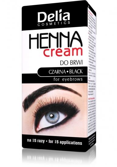 Delia Henna Cream do brwi i rzęs czarna