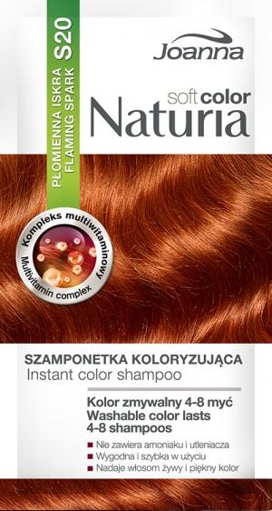 Joanna Naturia Soft Color S20 płomienna iskra szamponetka koloryzująca