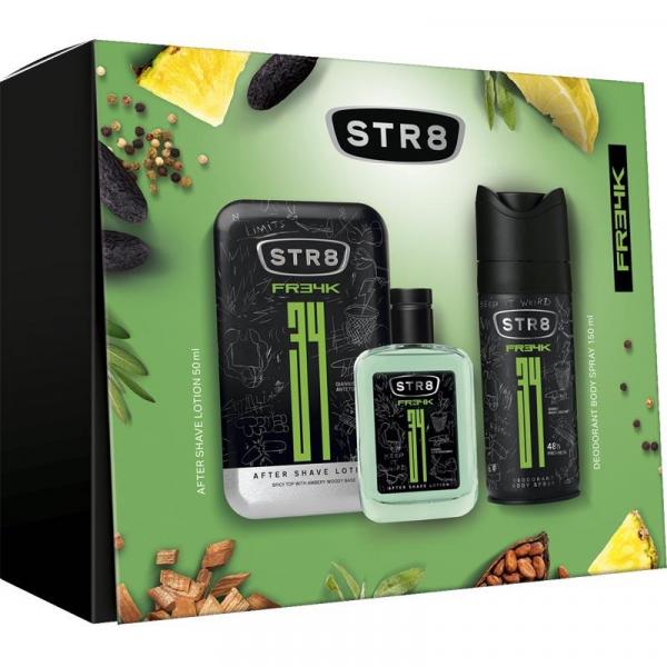 STR8 zestaw Freak woda po goleniu 50ml + dezodorant 150ml
