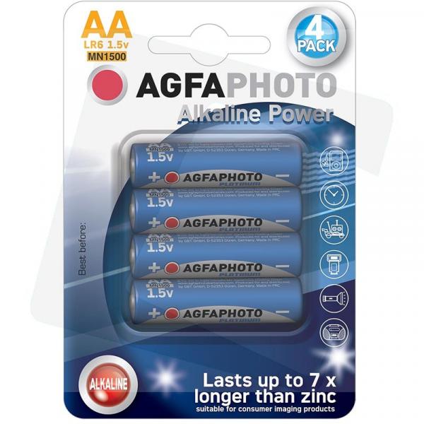 AgfaPhoto baterie alkaliczne AA LR6 1,5V 4szt