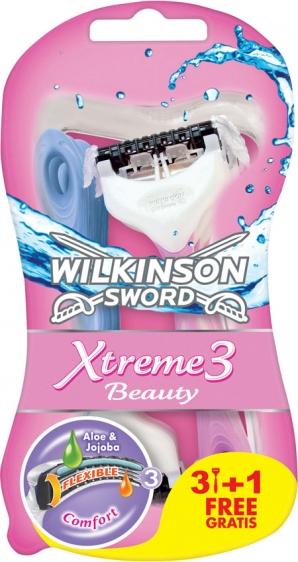 Wilkinson Xtreme3 Beauty golarki 3-ostrzowe 3+1 gratis