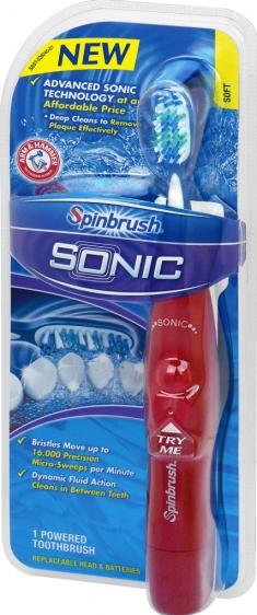 SpinBrush Sonic elektryczna szczoteczka do zębów