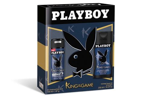 Playboy zestaw King of the Game żel pod prysznic 250ml + dezodorant 150ml