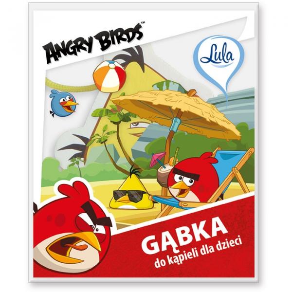 LULA gąbka do kąpieli dla dzieci Angry Birds