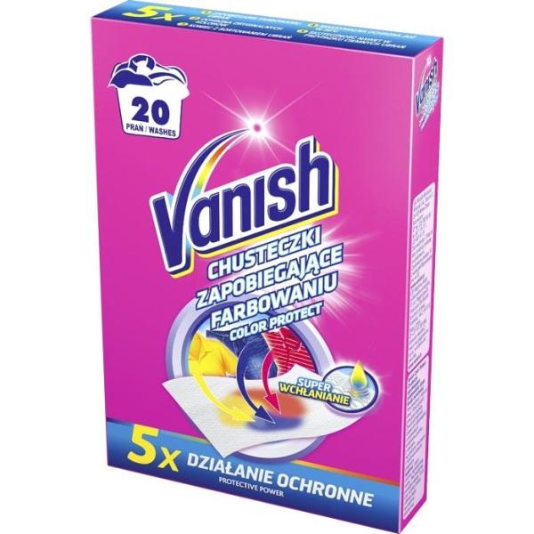 Vanish chusteczki zapobiegające zafarbowaniu 20 prań