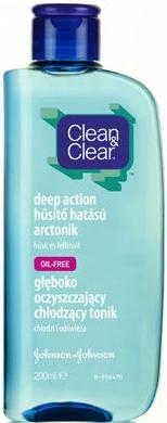 Clean & Clear tonik do twarzy głęboko oczyszczający chłodzący 200ml
