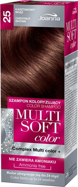 Joanna Multi Soft 25 kasztanowy brąz szampon
