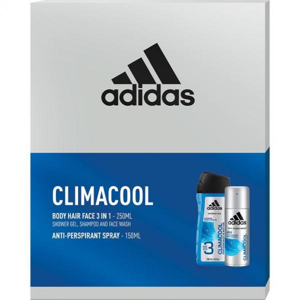 Adidas zestaw MEN Climacool dezodorant antyperspirant + żel pod prysznic