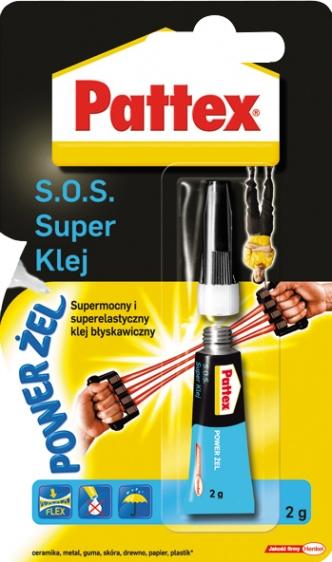 Pattex S.O.S. Super Klej Power Żel 2g