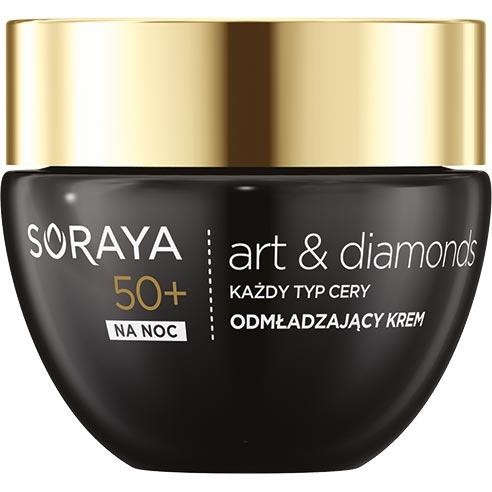 Soraya Art&Diamonds 50+ krem przeciwzmarszczkowy na noc 50ml