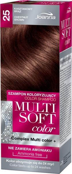 Joanna Multi Soft 25 kasztanowy brąz szampon