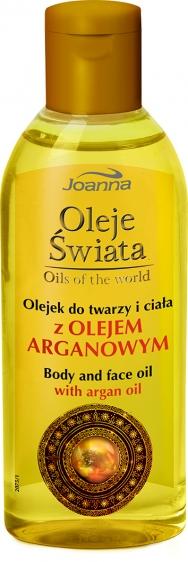 Joanna Oleje Świata olejek do twarzy i ciała z olejem arganowym 100ml