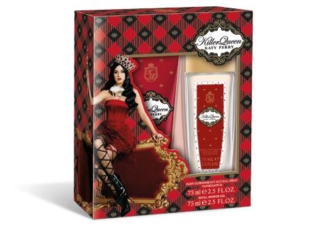 Katy Perry zestaw Killer Queen dezodorant perfumowany 75ml + żel pod prysznic 75ml