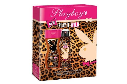 Playboy zestaw Play it Wild dezodorant 150ml + żel pod prysznic 250ml (damski)