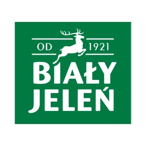 biały jeleń logo