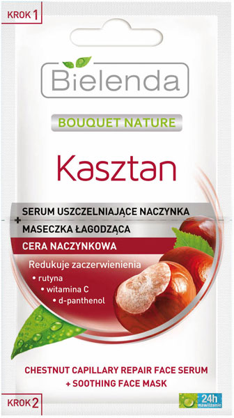 Bielenda Kasztan serum + maseczka 2x5g