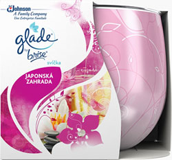Glade by Brise świeca Japoński Ogród 120g odświeżacz powietrza