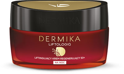 Dermika LiftoLOGIQ 50+ liftingujący krem regenerujący na noc 50ml