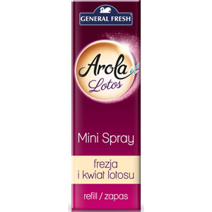 General Fresh Mini Spray frezja i kwiat lotosu zapas do odświeżacza