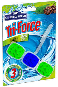 General Fresh Tri-Force kostka do wc leśna