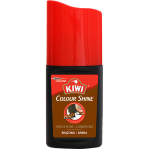 Kiwi Colour Shine pasta do butów 50ml brązowa