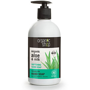 Organic Shop mydło w płynie zmiękczające Aloes 500ml