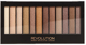 Revolution zestaw 12 cieni do powiek Essential Shimmers