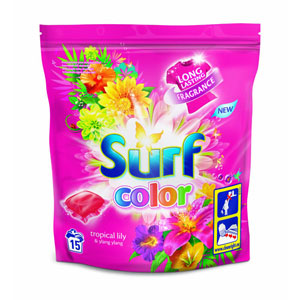 Surf kapsułki do prania 15 sztuk Color