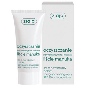 Ziaja Liście Manuka - oczyszczanie krem nawilżający 50ml